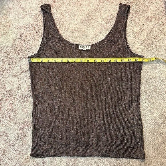Reiss metallic silver top - Picture 9 of 11